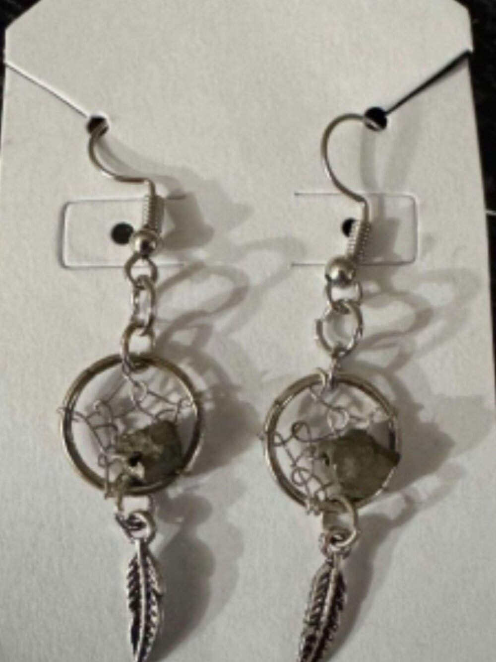 handmade dream catcher earrings